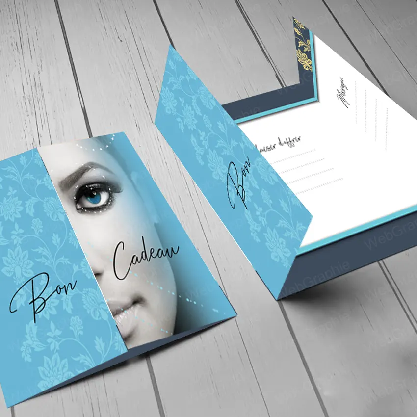 Création de bon cadeau par WebGraphie