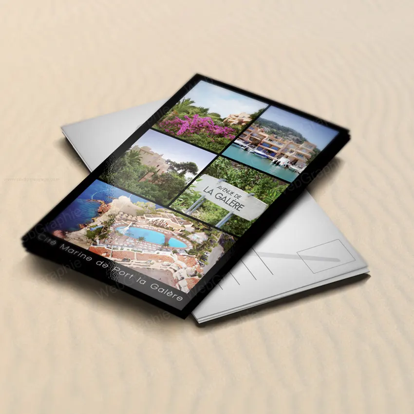 Création de cartes postales par WebGraphie