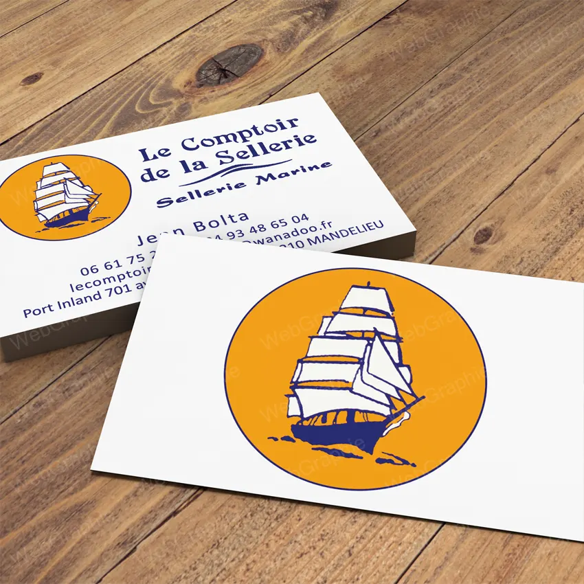 Création de cartes de visite par WebGraphie