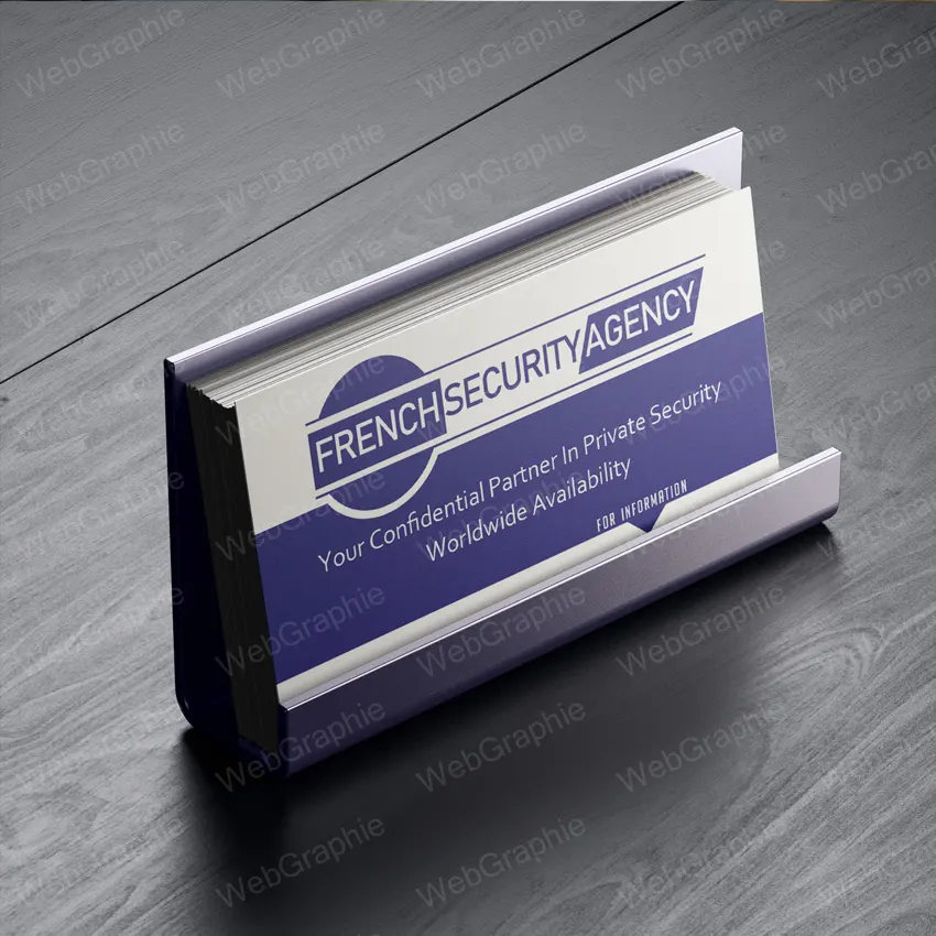 Création de cartes de visite par WebGraphie