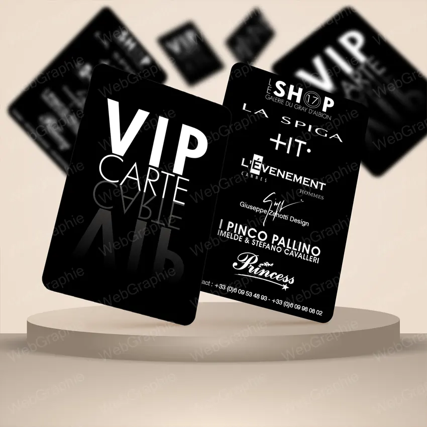 Création de cartes de visite par WebGraphie