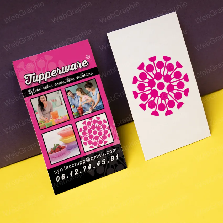 Création de cartes de visite par WebGraphie