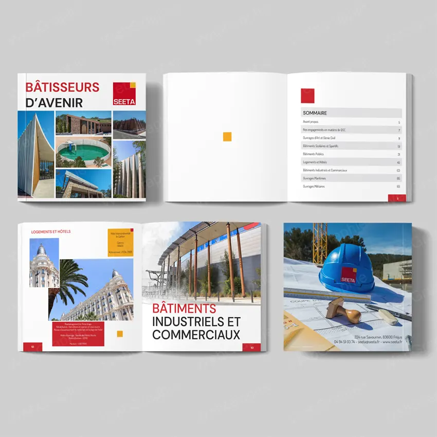 Création de brochures par WebGraphie