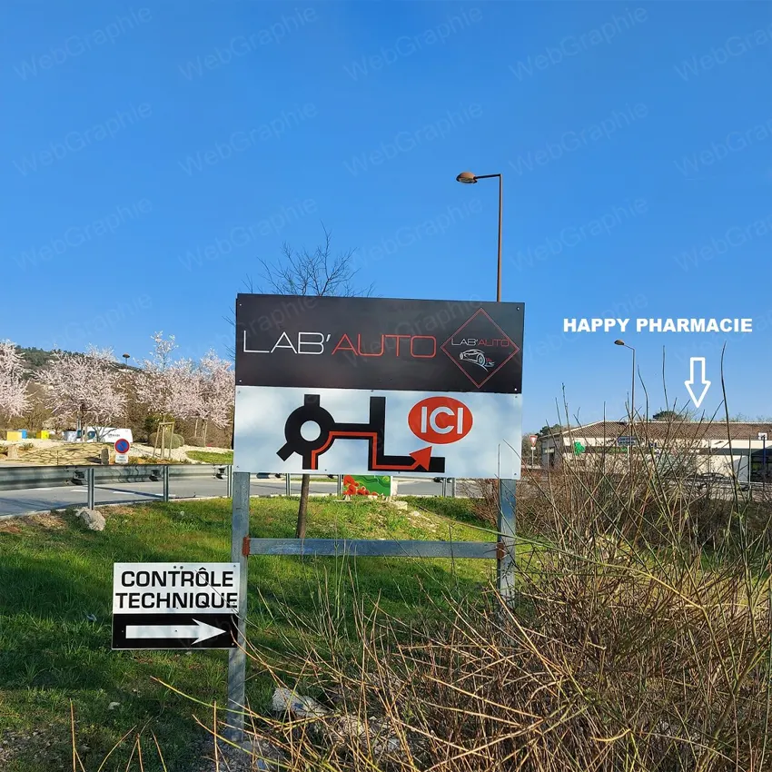 Création de panneau par WebGraphie